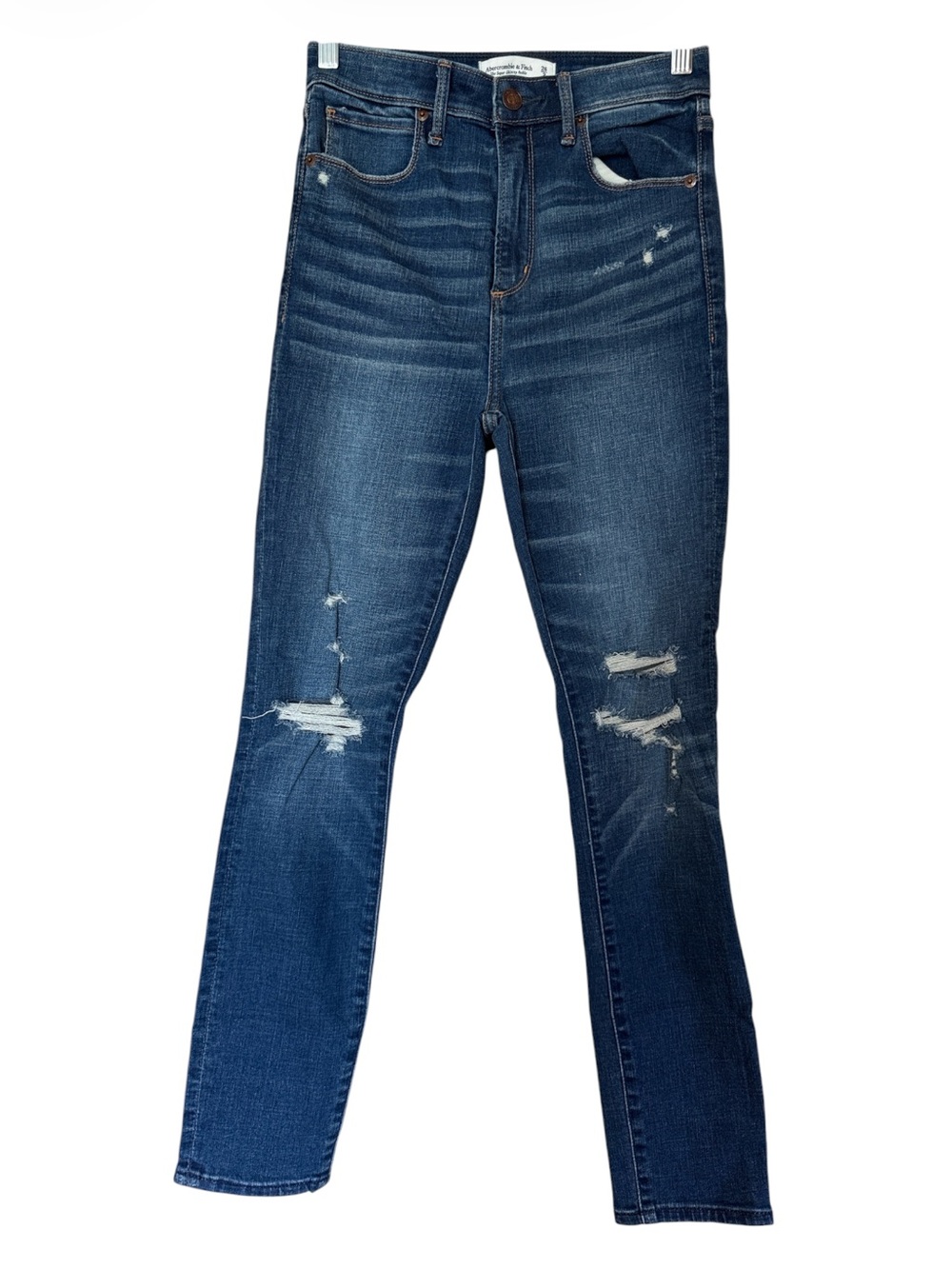 A&F super skinny ankle high rise